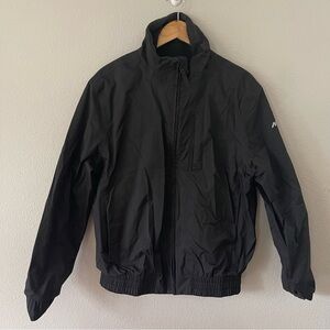 MUSTO Mens Black Bomber Jacket Size L